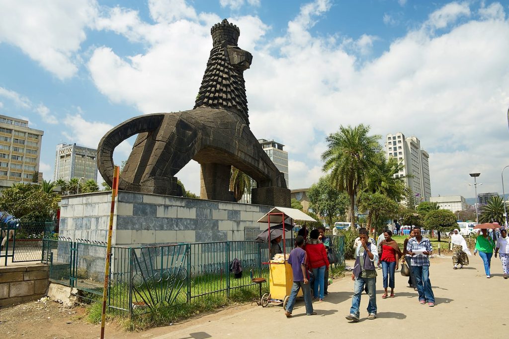 Addis Ababa cultural tour Holy Trinity Cathedral interior
Ethiopia National Museum Lucy fossil exhibit
Mount Entoto panoramic view over Addis Ababa city