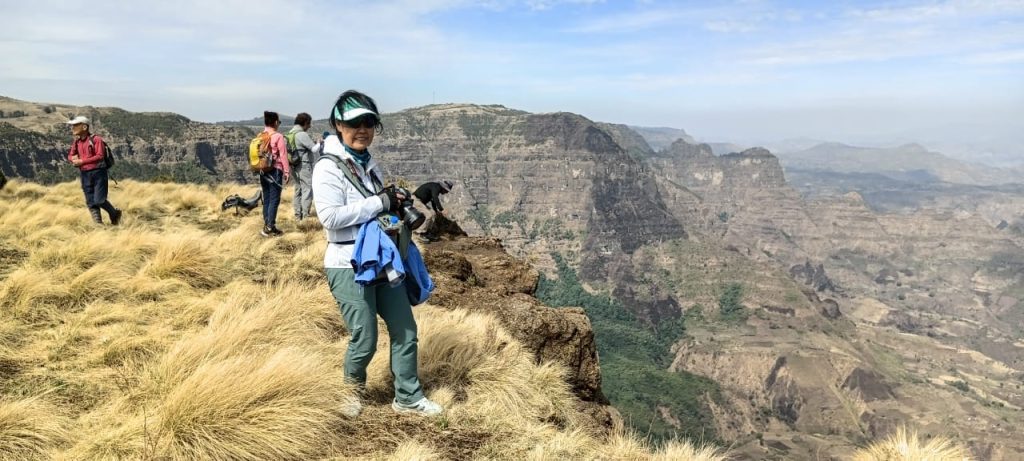 Lalibela Gondar Simien Tour rock-hewn churches Ethiopia
Lalibela Gondar Simien Tour Gondar castles
Trekking during Lalibela Gondar Simien Tour
Simien Mountains landscape Ethiopia
Gelada baboons in Simien Mountains National Park